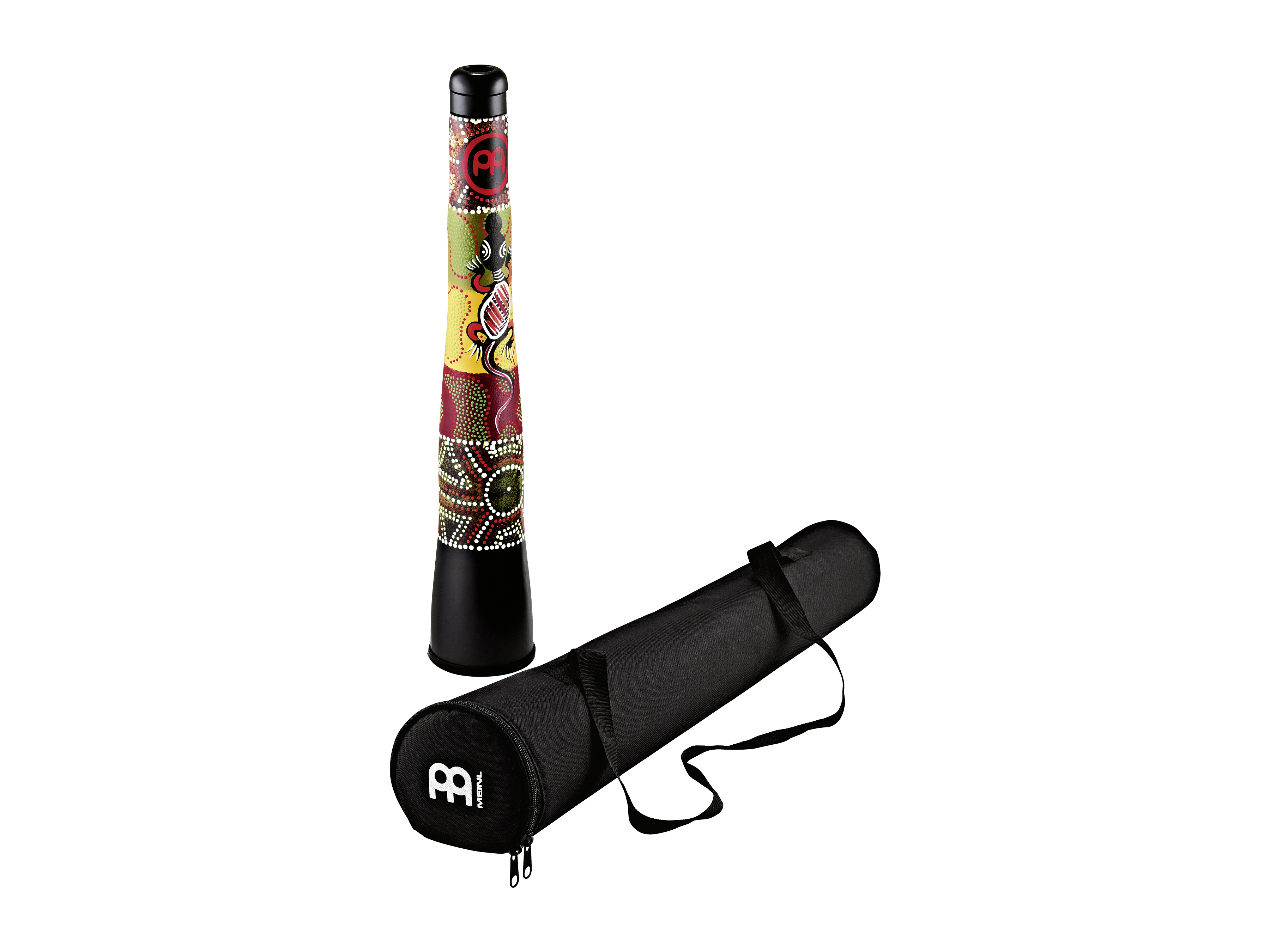 Meinl Percussion Slide Travel Didgeridoo - Adjustable Travel Didgeridoo - D Mood - Incl. Bag - Plastic, Multicolor (TSDDG2-BK